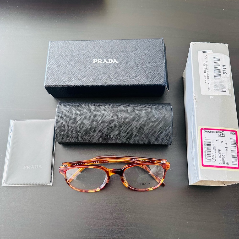 PRADA eyeglasses Light Havana